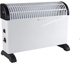 alpina Chauffage Électrique à Convection CHYO2 Radiateur Électrique 2000W - avec Thermostat Réglable et Fonction Turbo - Pièces jusqu