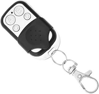 Télécommande Universelle pour Garage et Portail Automatique avec 4 Touches, fréquence Fixe 433,92 MHz, Piles incluses